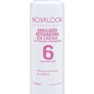 Emulsion activadora 6 volumenes con keratina y perfumada litro novalook