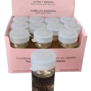 Ampolla keratina y bamboo 12u x 10ml NOVALOOK