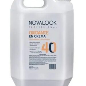 oxidante 40 volumenes con keratina perfumada 5 lts NOVALOOK