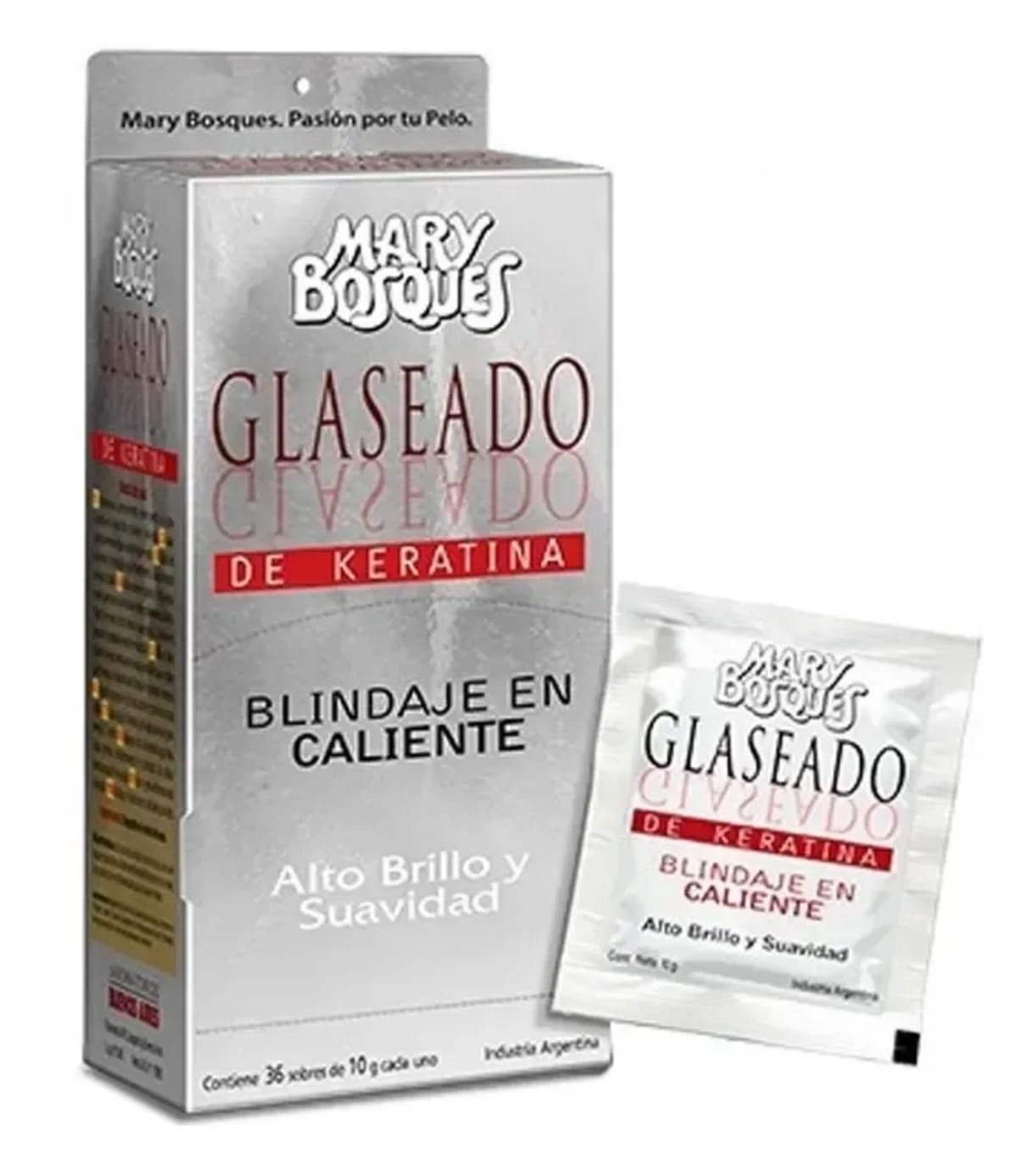 Glaseado de keratina x36 sobres