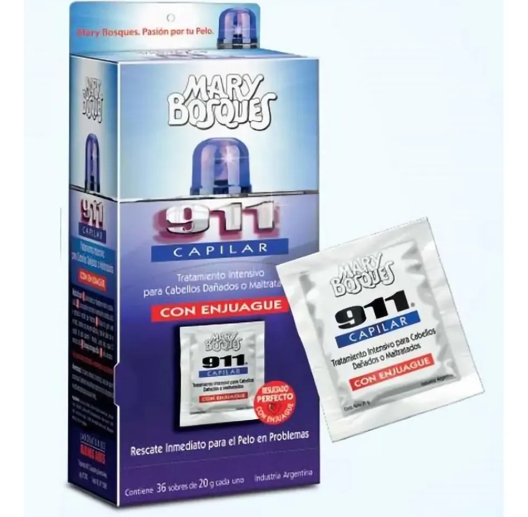 911 con enjuague 20gr x36 sobres MARY BOSQUES