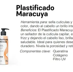 Alisado plastificado Maracuya- 1000 ml  Ossono