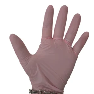 Guantes Nitrilo Rosa M x 100