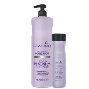 Shampoo Matizadora Silver Platinum Blonde 900ml Ossono