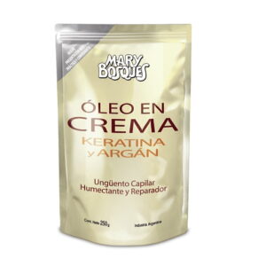 Oleo en Crema Keratina y argan x 250 ml MARY BOSQUES