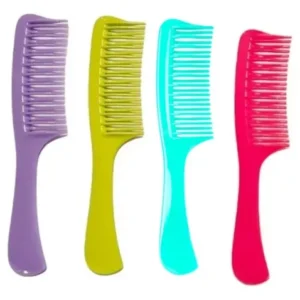 Peine entrelazado con mango colores Euroestil 50407