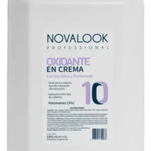 Oxidante 10 volumenes con keratina y perfumada 2.900 litros novalook